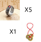 Little Pixiu Heart Sutra Ring