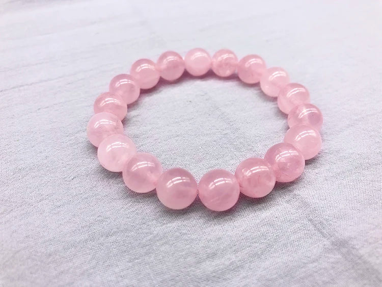 Attracts Love/Romance Shui Rose Pink Crystal Bracelet - Enhances Interpersonal Relationships