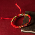 Tibetan Auspicious Knot Red String Bracelet - Brings Good Luck and Protection