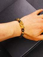 Pixiu Scripture Beads Bracelet-Attracts Wealth