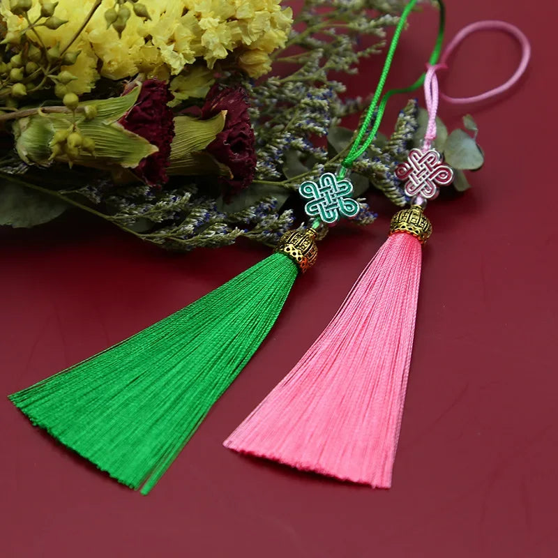 Traditional Colorful Tassel Chinese Knot - Brings Good Fortune & Peace