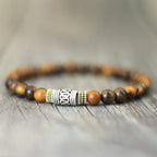 Tibetan Buddhist Wheel Beads Bracelet-Brings Luck and Healing