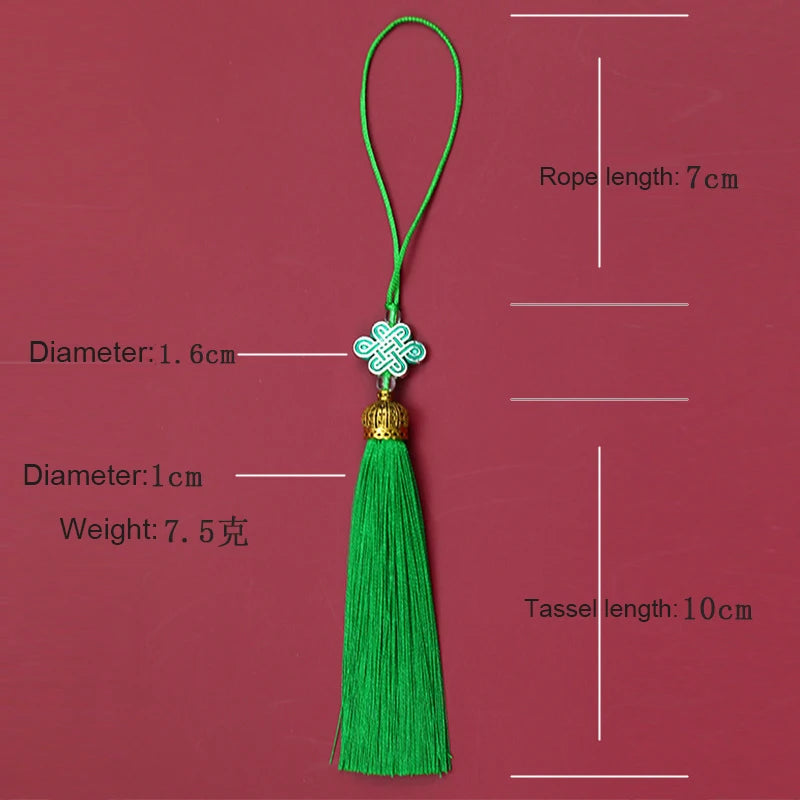 Traditional Colorful Tassel Chinese Knot - Brings Good Fortune & Peace