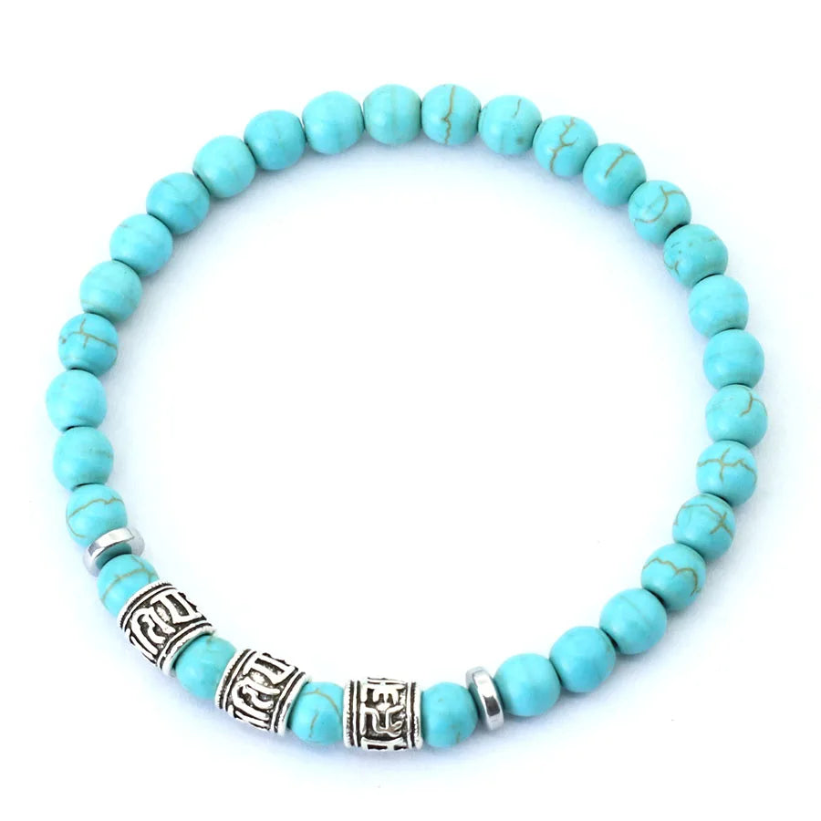 Tibetan Tiger Eyes Wheel Beads Bracelet-Brings Protection & Healing