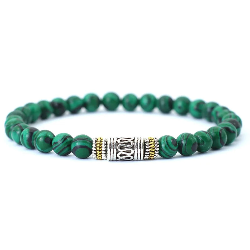 Tibetan Buddhist Wheel Beads Bracelet-Brings Luck and Healing
