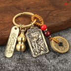 Twelve Chinese Zodiac/Gourd/Five Emperors Feng Shui Keychain - Attracts wealth and Wards off evil spirits