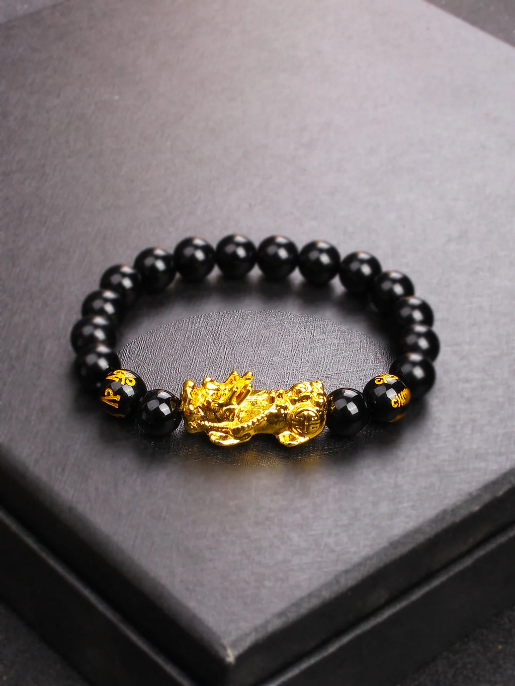 Pixiu Scripture Beads Bracelet-Attracts Wealth