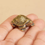 Retro Copper Turtle Figurine Home Decor and Fengshui Ornament - Brings Health and Longevity