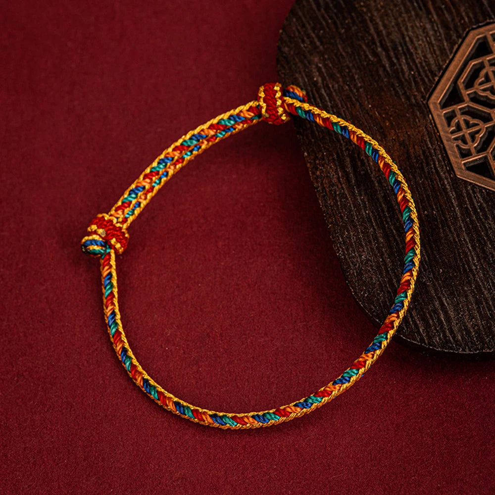 Handwoven Tibetan Red String Bracelet-Brings Protection