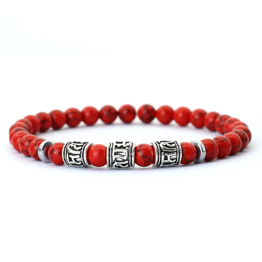 Tibetan Tiger Eyes Wheel Beads Bracelet-Brings Protection & Healing