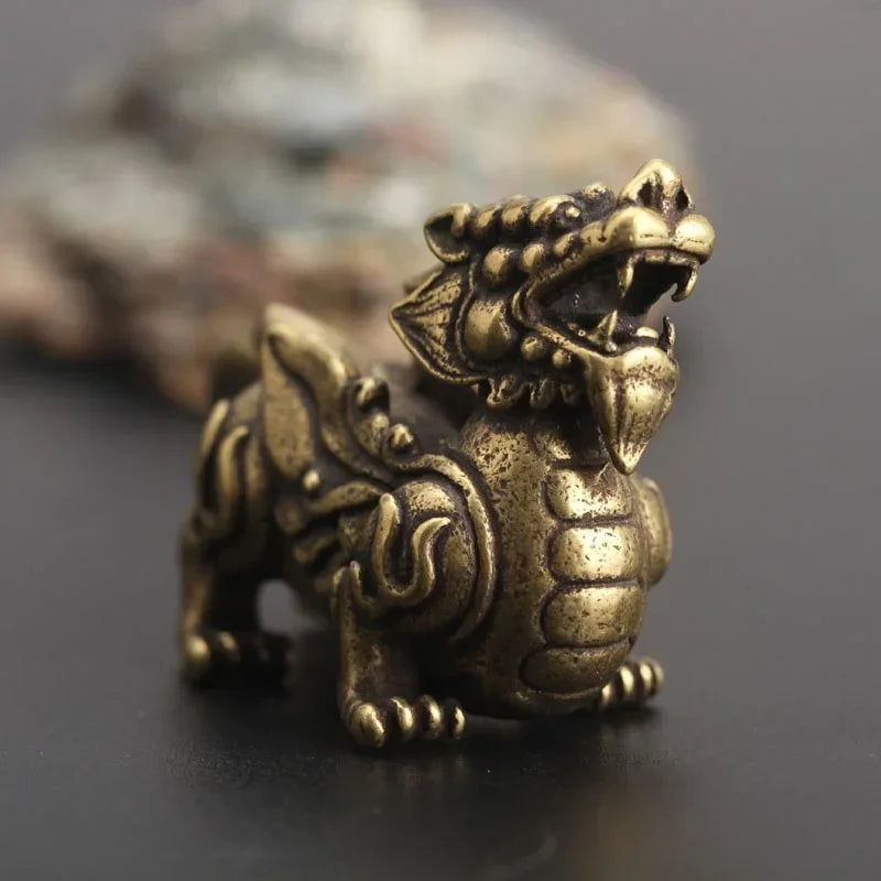 2pcs/Pair Pixiu Copper Home Decor Fengshui Ornament-Attracts Wealth