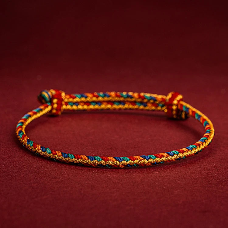 Handwoven Tibetan Red String Bracelet-Brings Protection