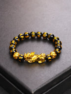 Pixiu Scripture Beads Bracelet-Attracts Wealth