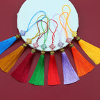 Traditional Colorful Tassel Chinese Knot - Brings Good Fortune & Peace