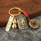 Twelve Chinese Zodiac/Gourd/Five Emperors Feng Shui Keychain - Attracts wealth and Wards off evil spirits