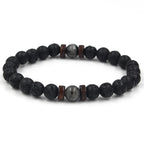 Volcanic Tibetan Buddha Lucky Charm Beads Bracelet-Brings Wisdom and Protection