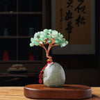 Natural Crystal Rose Quartz Amethyst Tree Bonsai Reiki Decor-Brings Healing