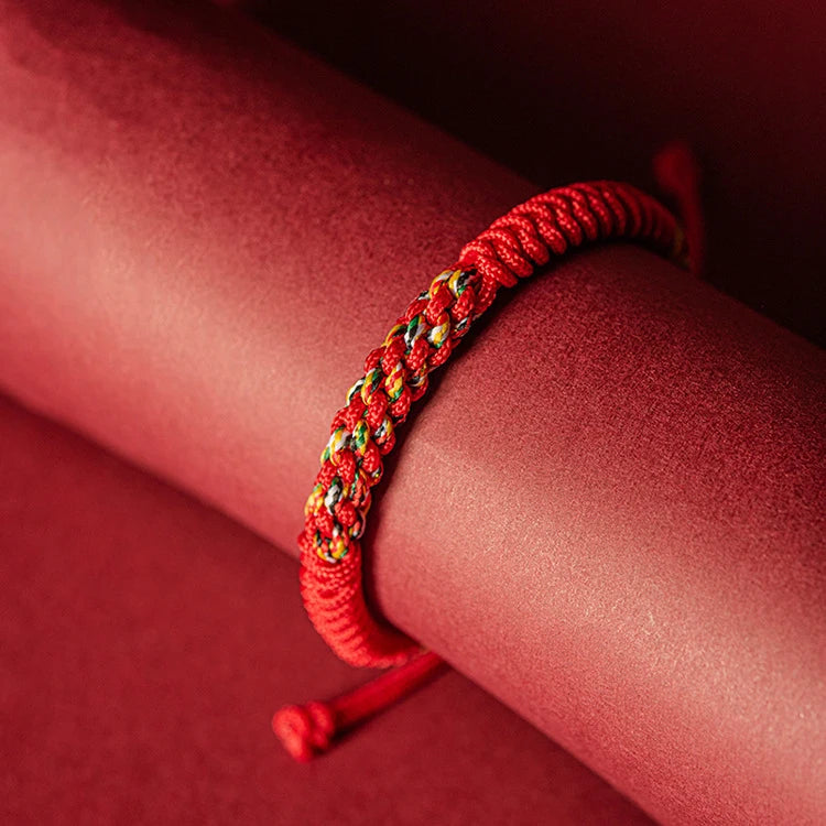 Tibetan Auspicious Knot Red String Bracelet - Brings Good Luck and Protection