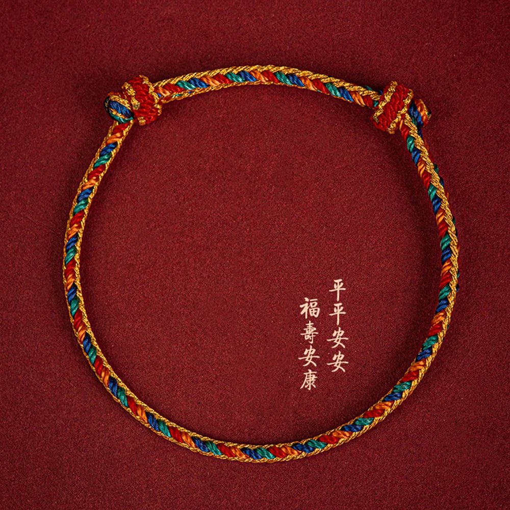 Handwoven Tibetan Red String Bracelet-Brings Protection