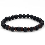 Volcanic Tibetan Buddha Lucky Charm Beads Bracelet-Brings Wisdom and Protection