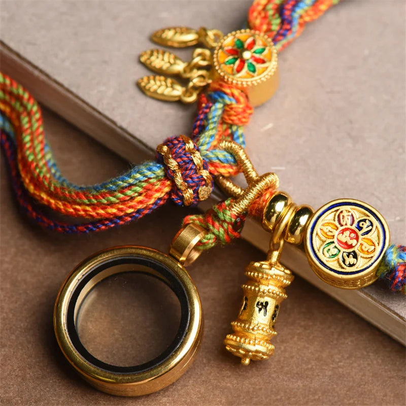 Handmade Tibetan Buddhism Five Gods of Wealth Bracelet - Attracts Wealth