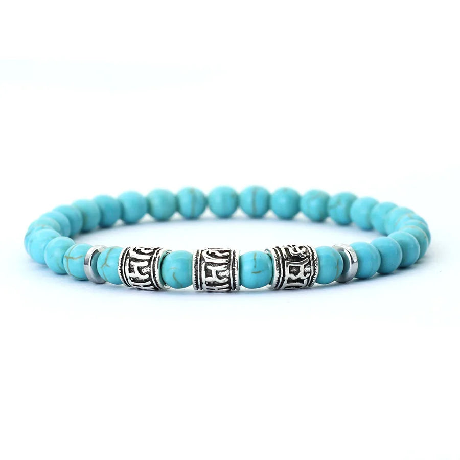 Tibetan Tiger Eyes Wheel Beads Bracelet-Brings Protection & Healing