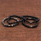 Volcanic Tibetan Buddha Lucky Charm Beads Bracelet-Brings Wisdom and Protection