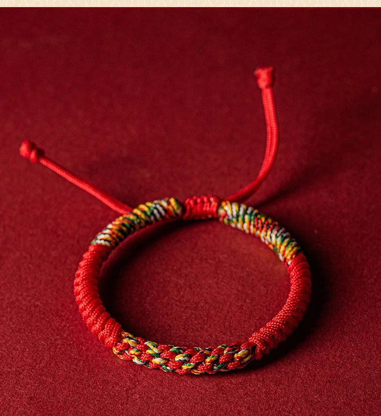 Tibetan Auspicious Knot Red String Bracelet - Brings Good Luck and Protection