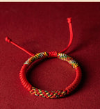Tibetan Auspicious Knot Red String Bracelet - Brings Good Luck and Protection