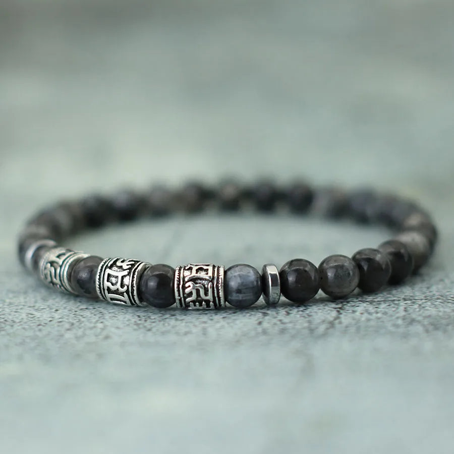 Tibetan Tiger Eyes Wheel Beads Bracelet-Brings Protection & Healing