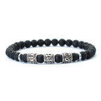 Tibetan Tiger Eyes Wheel Beads Bracelet-Brings Protection & Healing