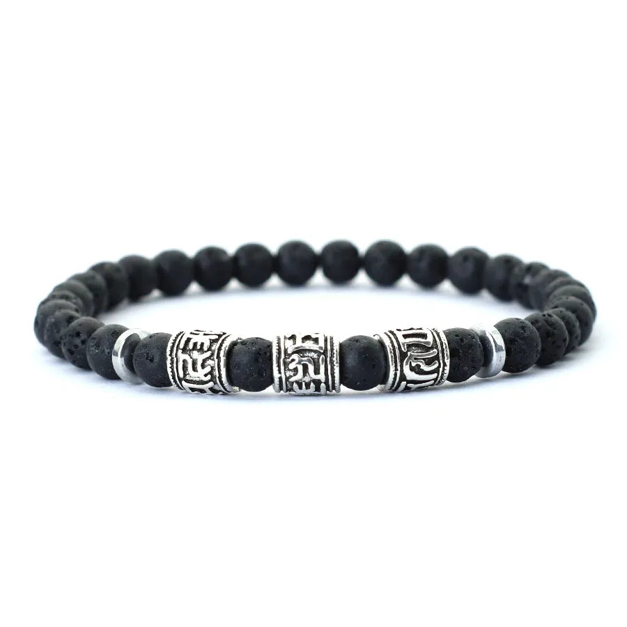 Tibetan Tiger Eyes Wheel Beads Bracelet-Brings Protection & Healing
