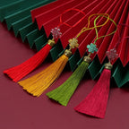 Traditional Colorful Tassel Chinese Knot - Brings Good Fortune & Peace