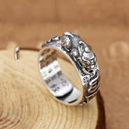Little Pixiu Heart Sutra Ring