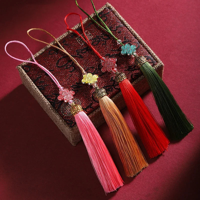 Traditional Colorful Tassel Chinese Knot - Brings Good Fortune & Peace
